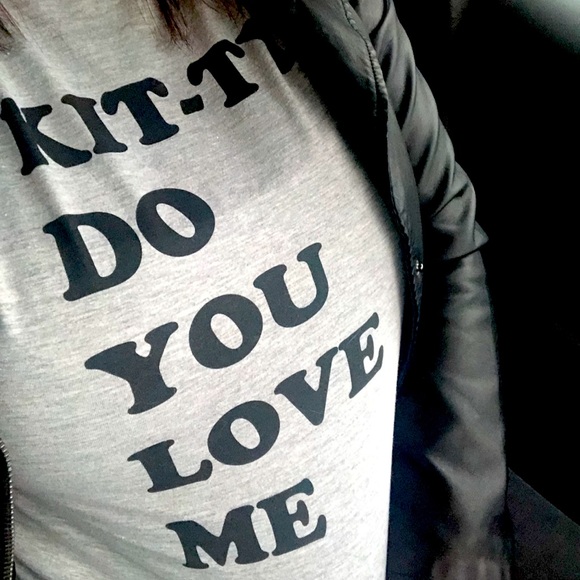 Drake ‘Kit-Ty Do You Love Me’ Gray T-Shirt - Picture 1 of 1